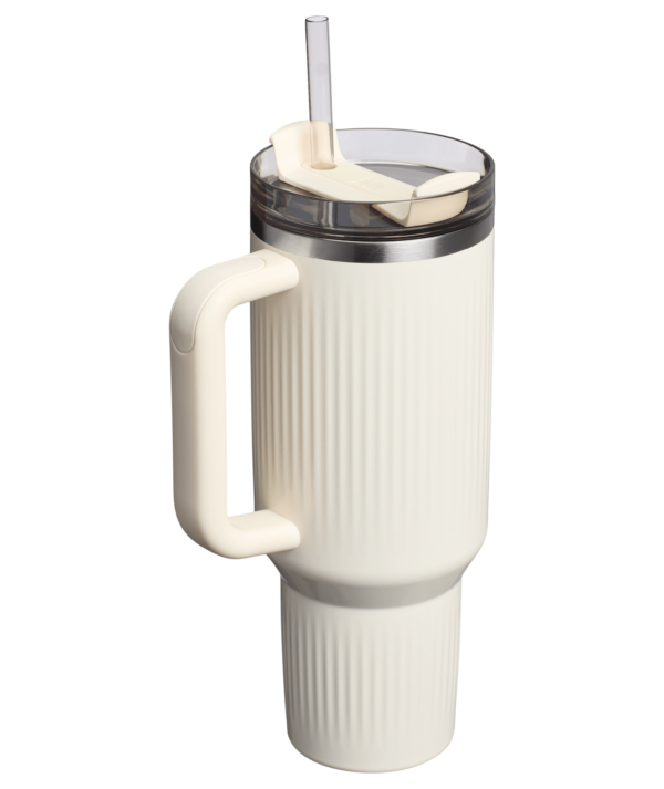 Fľaša STANLEY The Quencher H2.O Fluted Tumbler 1.18l cream gloss - Image 3