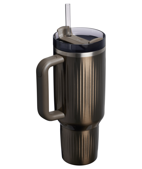 Fľaša STANLEY The Quencher H2.O Fluted Tumbler 1.18l gunmetal shine - Image 2
