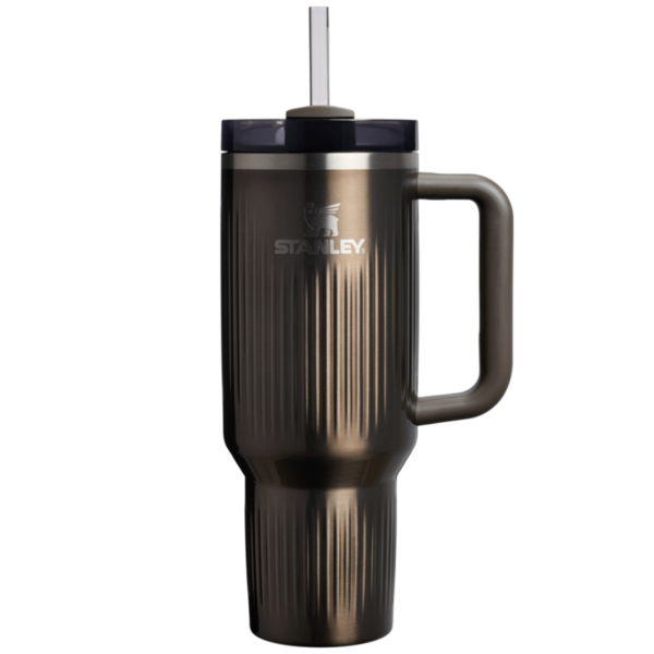 Fľaša STANLEY The Quencher H2.O Fluted Tumbler 1.18l gunmetal shine